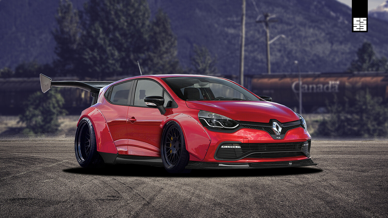 renault clio rs widebody cs 23