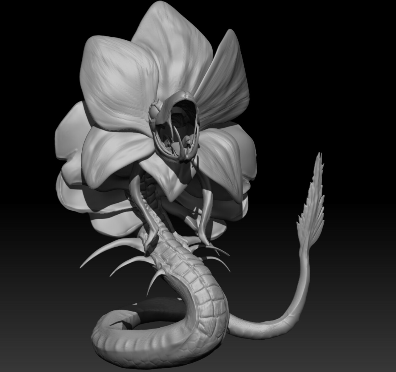 Flower And Snake