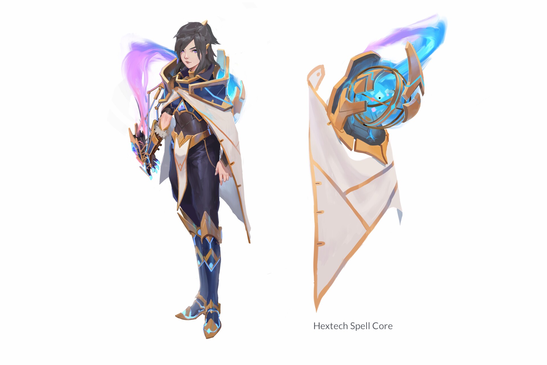 ArtStation - Hextech Arcane Mage (League Fan Concept)