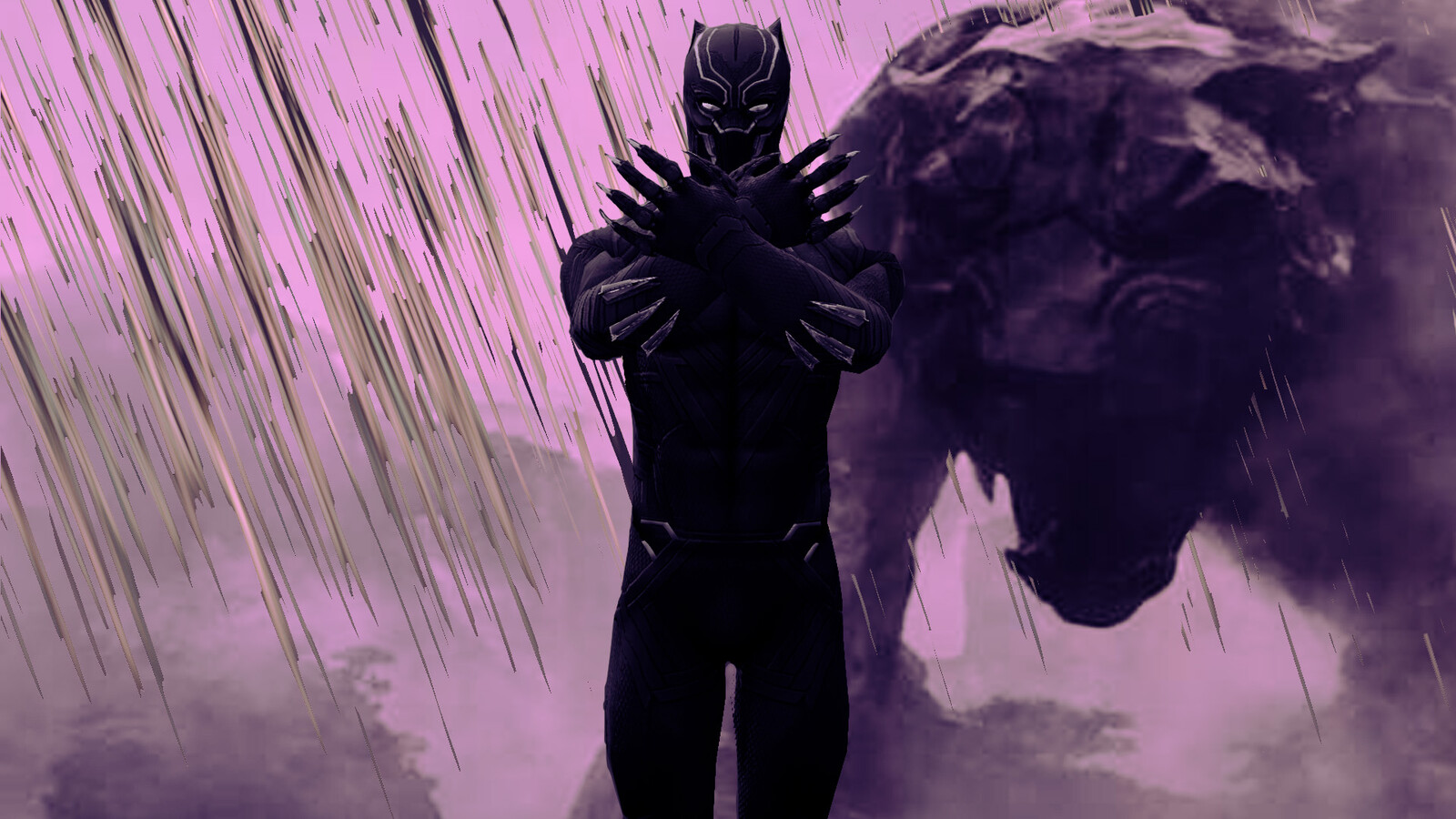 My black Panther poster.