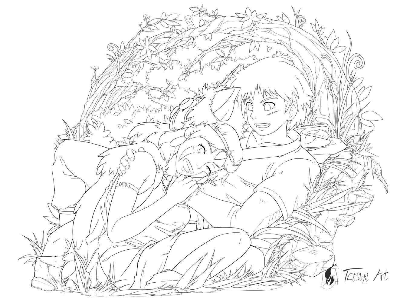 ArtStation - Princess Mononoke Fanart
