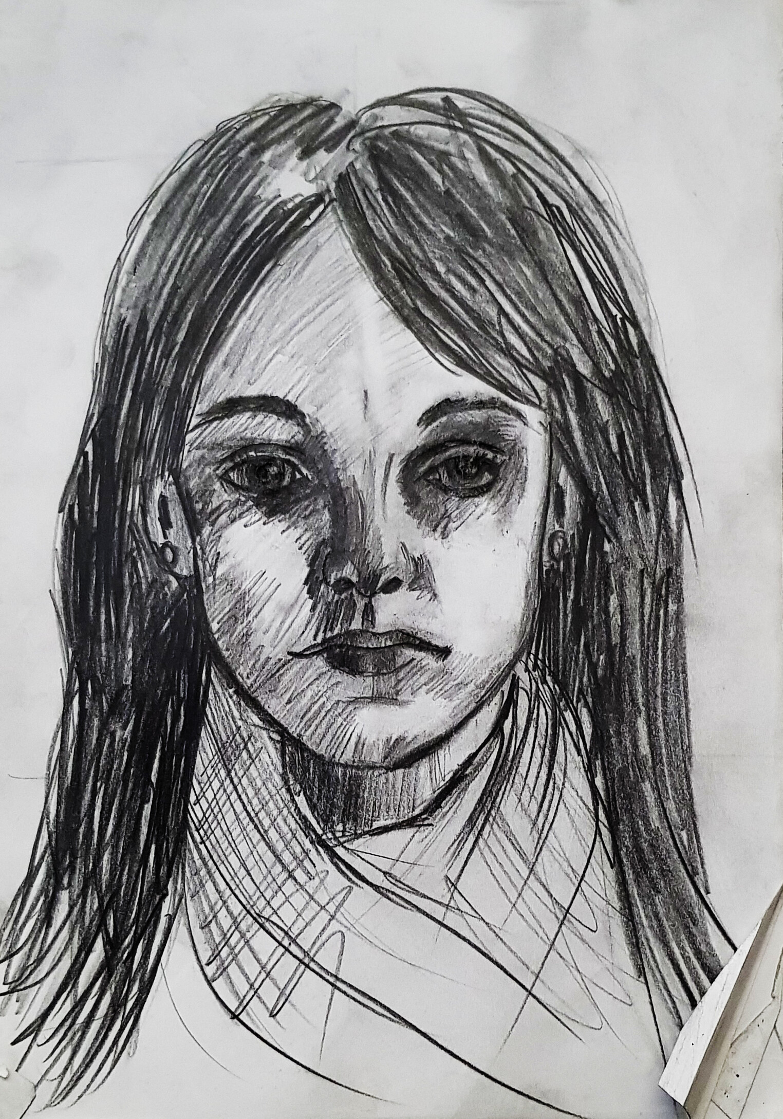 Offworld Demon Face Sketch,Facial Thirds Calculator