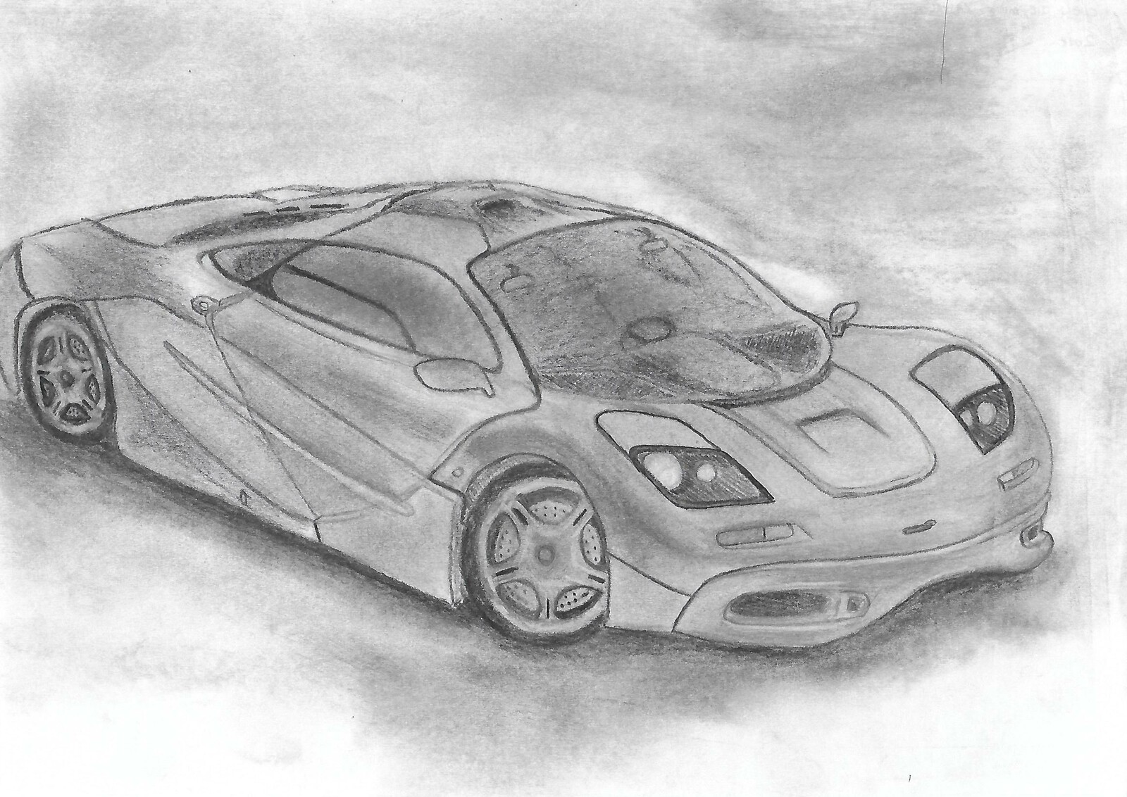 Artstation Mclaren F1 Sketch Casval Zou