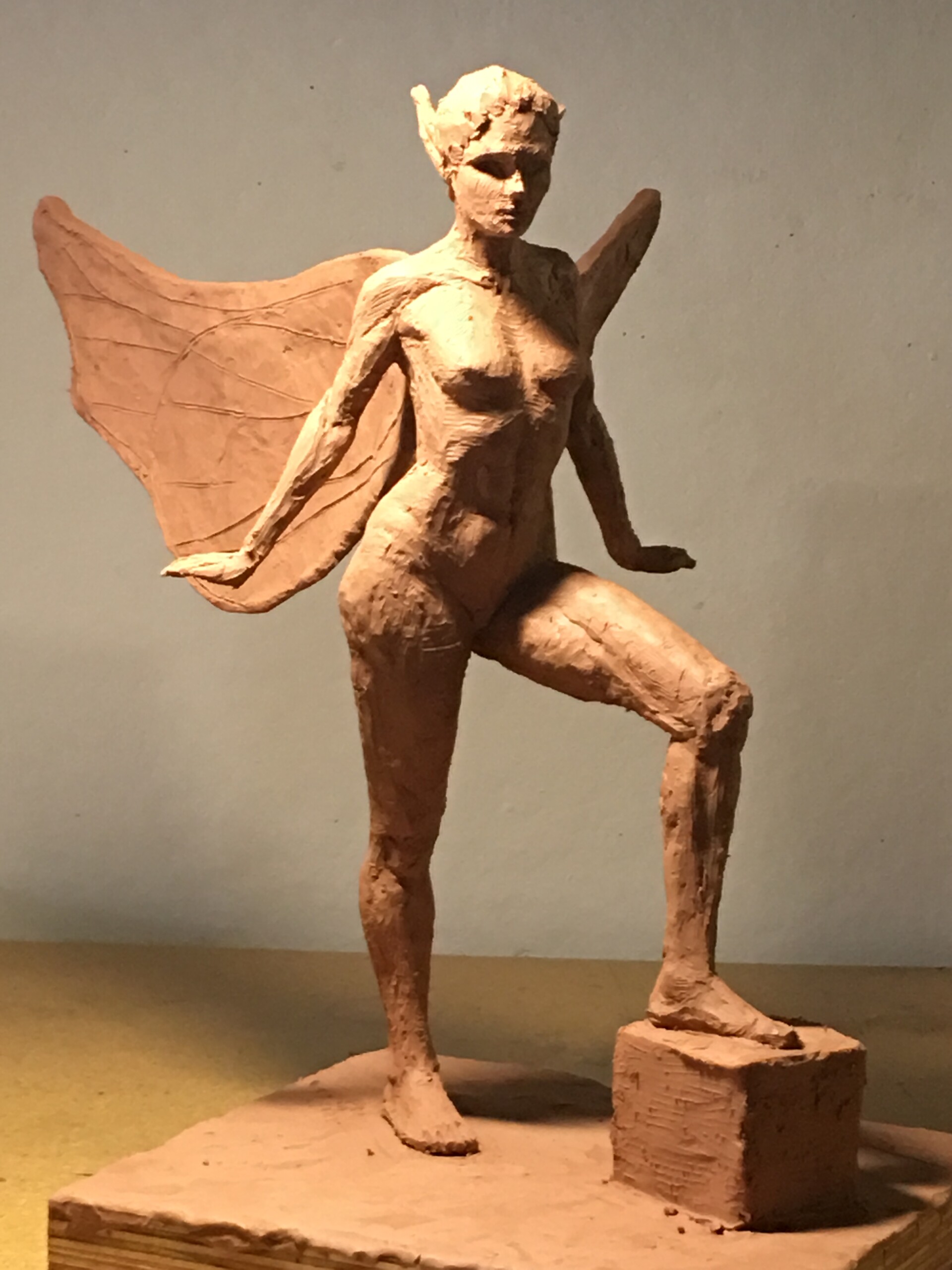 Fairy clearance clay sculpture