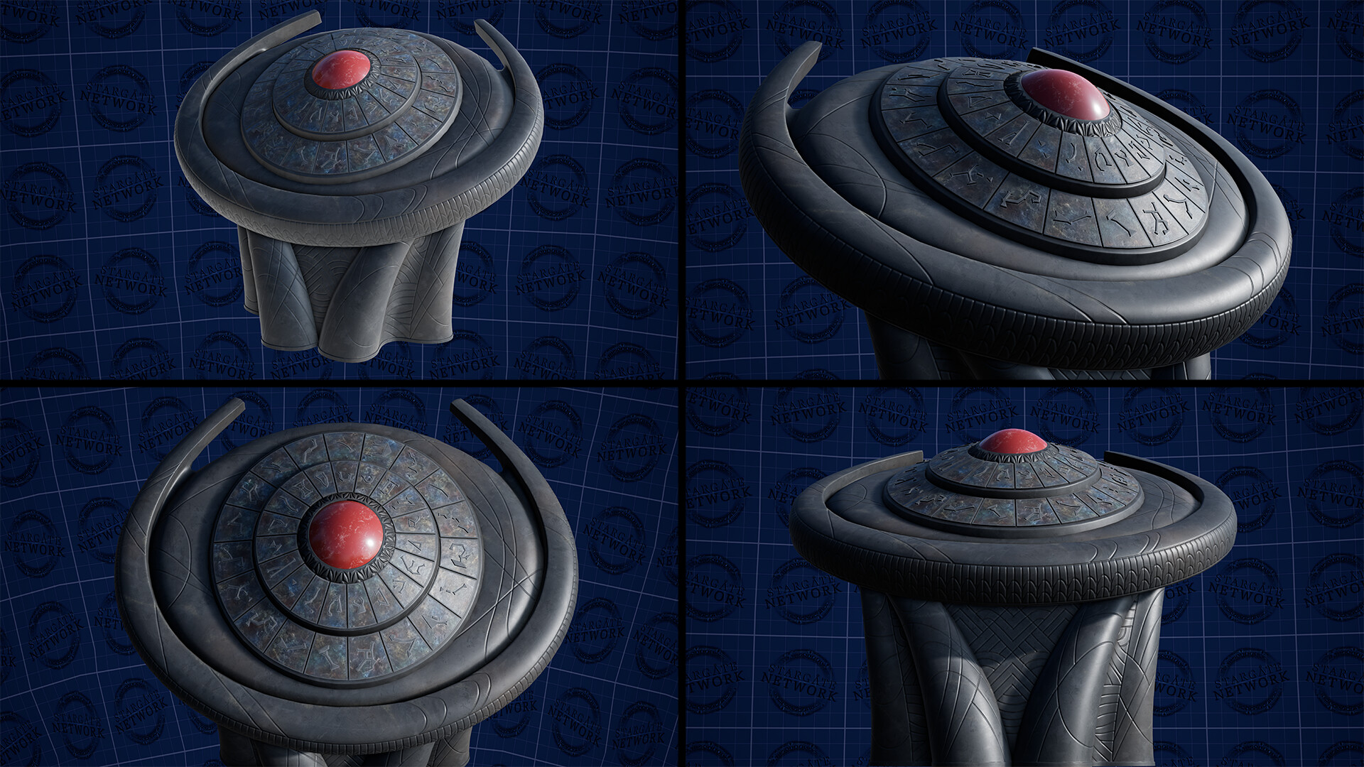 Artstation Stargate Network Dhd Dial Home Device Samuel Lemaire