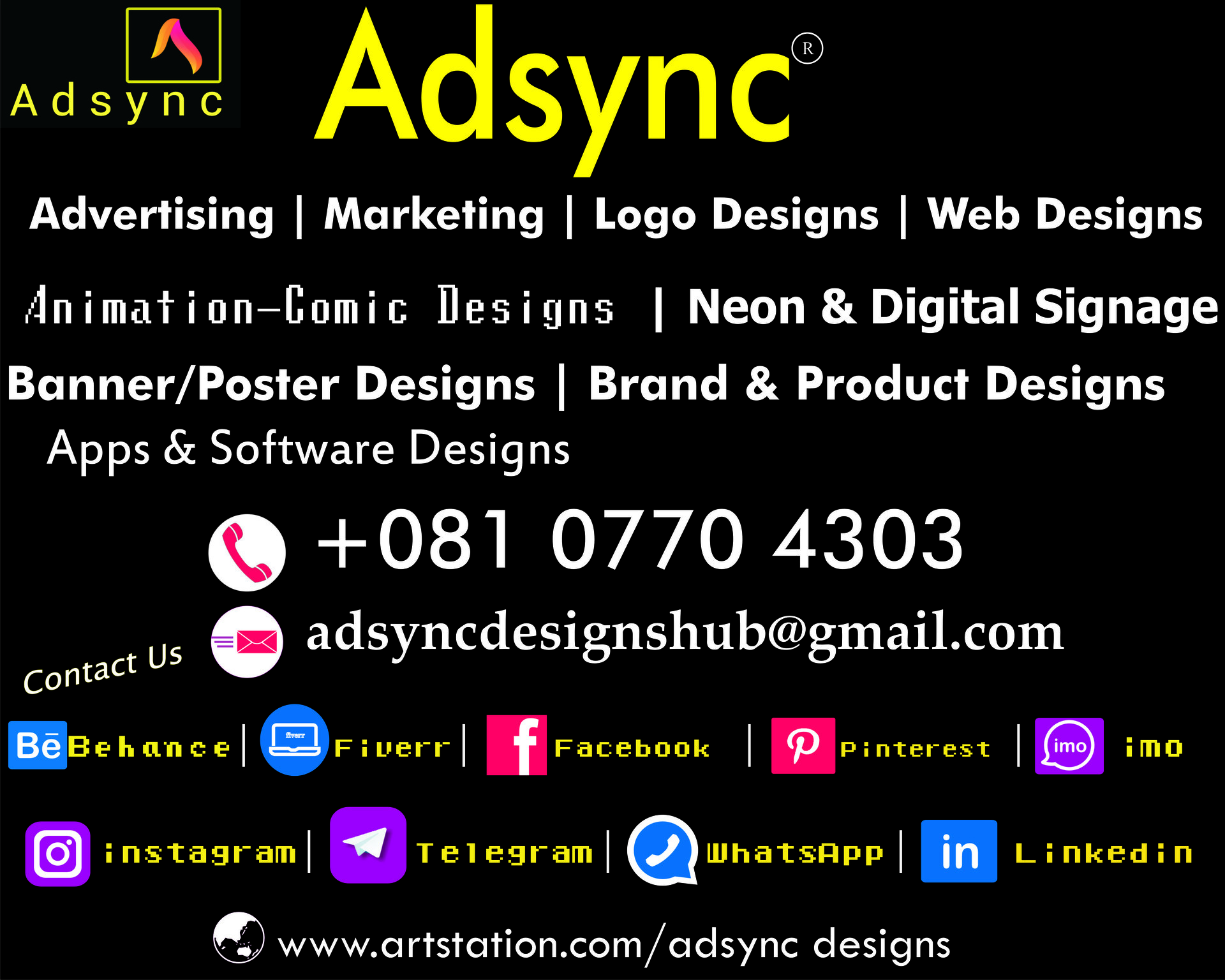 ArtStation Adsync Banner