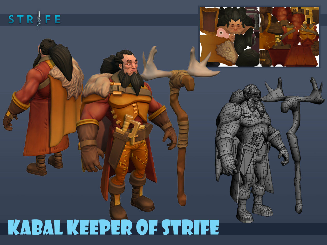 Kabal Keeper of Strife
15k Polygons
Diffuse, Normal, Specular