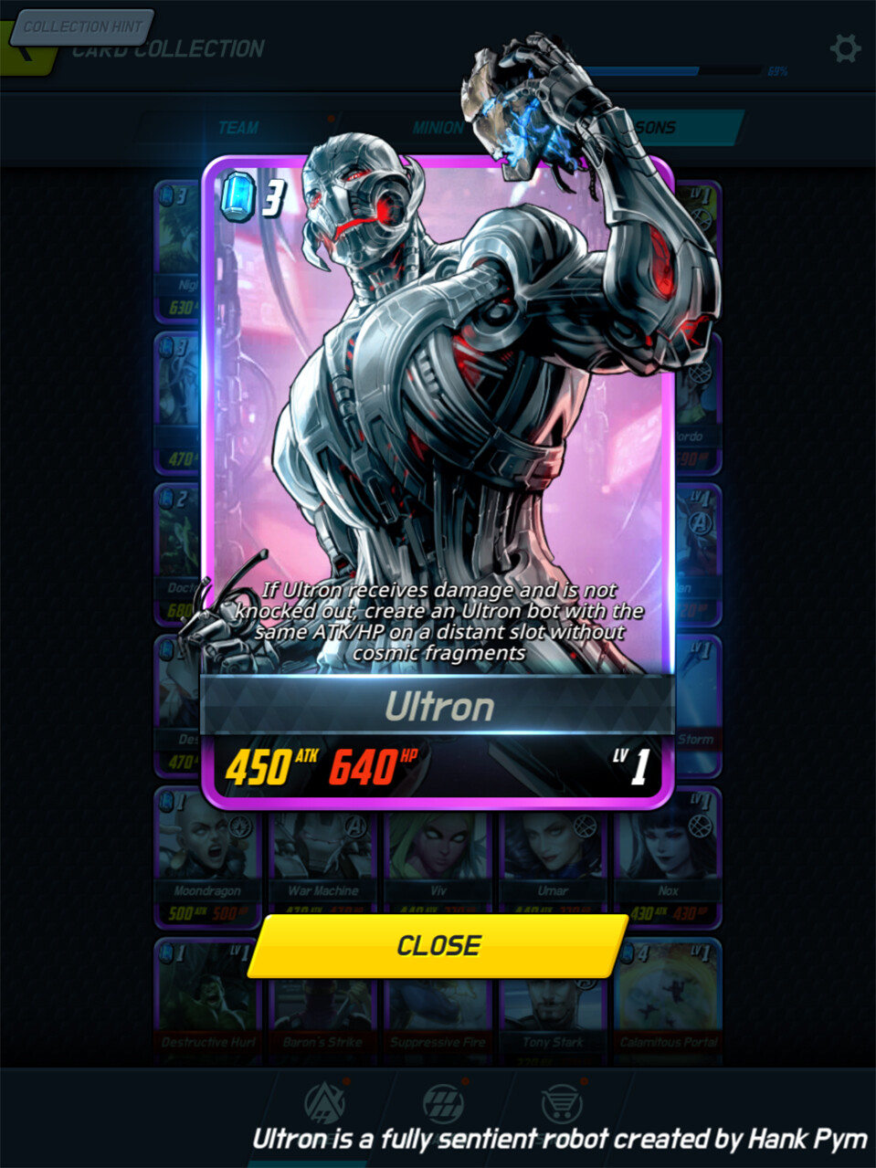 JAWSU _ - Marvel Battle Lines : Ultron, image size:959x1279