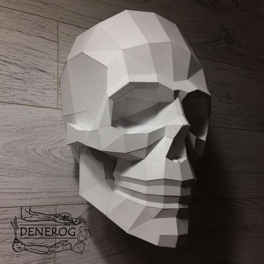 Papercraft Skull Template - userklo