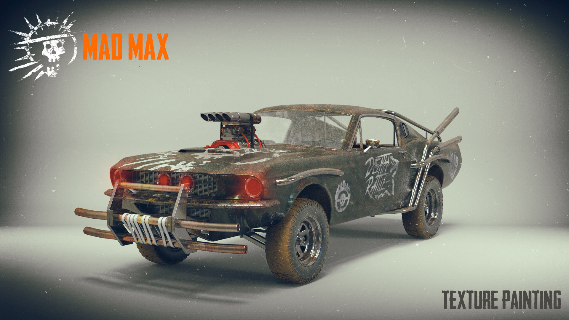 Hussein Rasekh Some Free Time With Mad Max 3d Texture Painting
