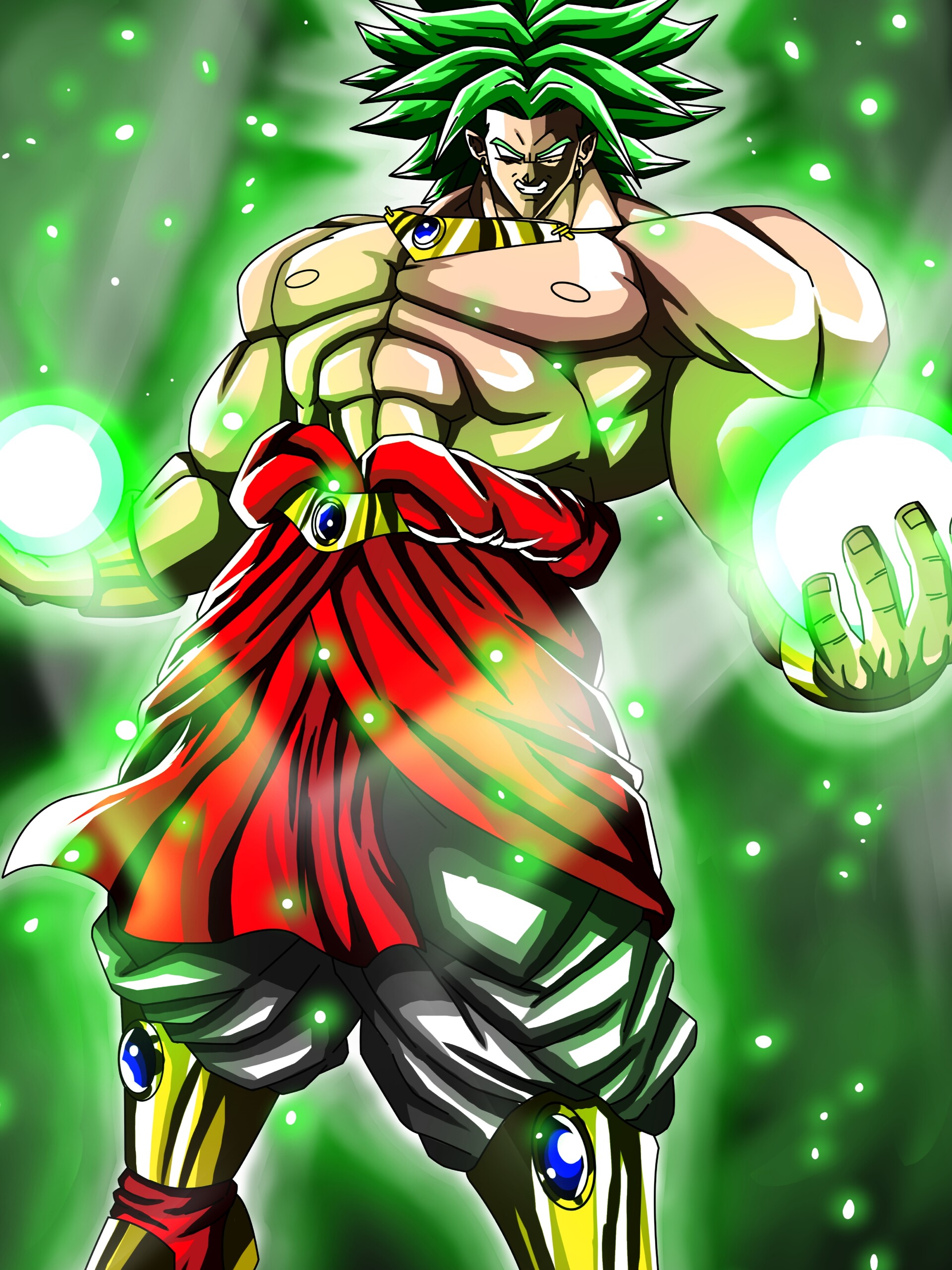 Artstation Broly And Female Broly Og Style Dominick Hambrick
