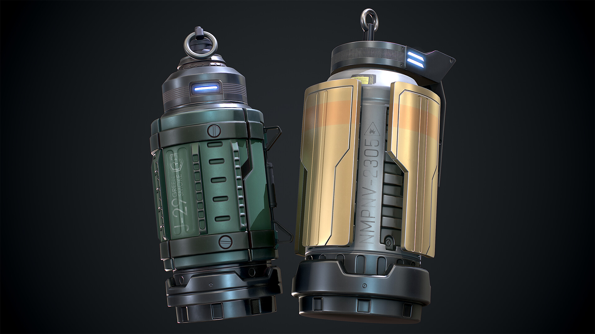 Sci-Fi Grenades.