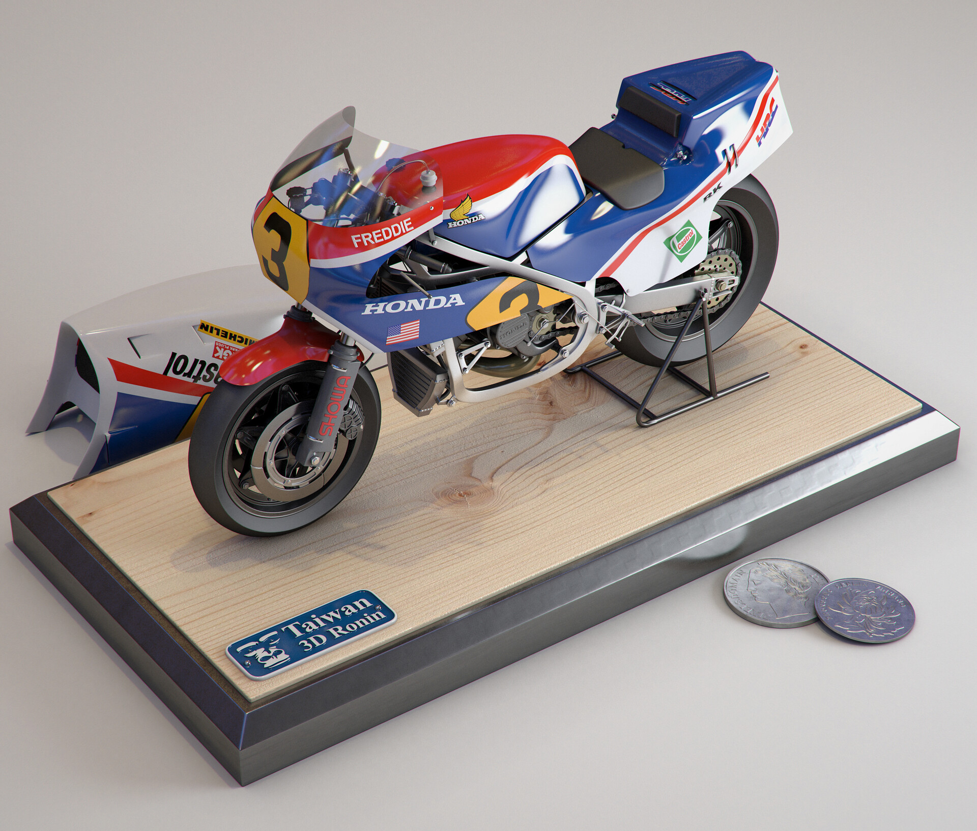 Ying-Te Lien - TAMIYA Scale model series - Honda NS500