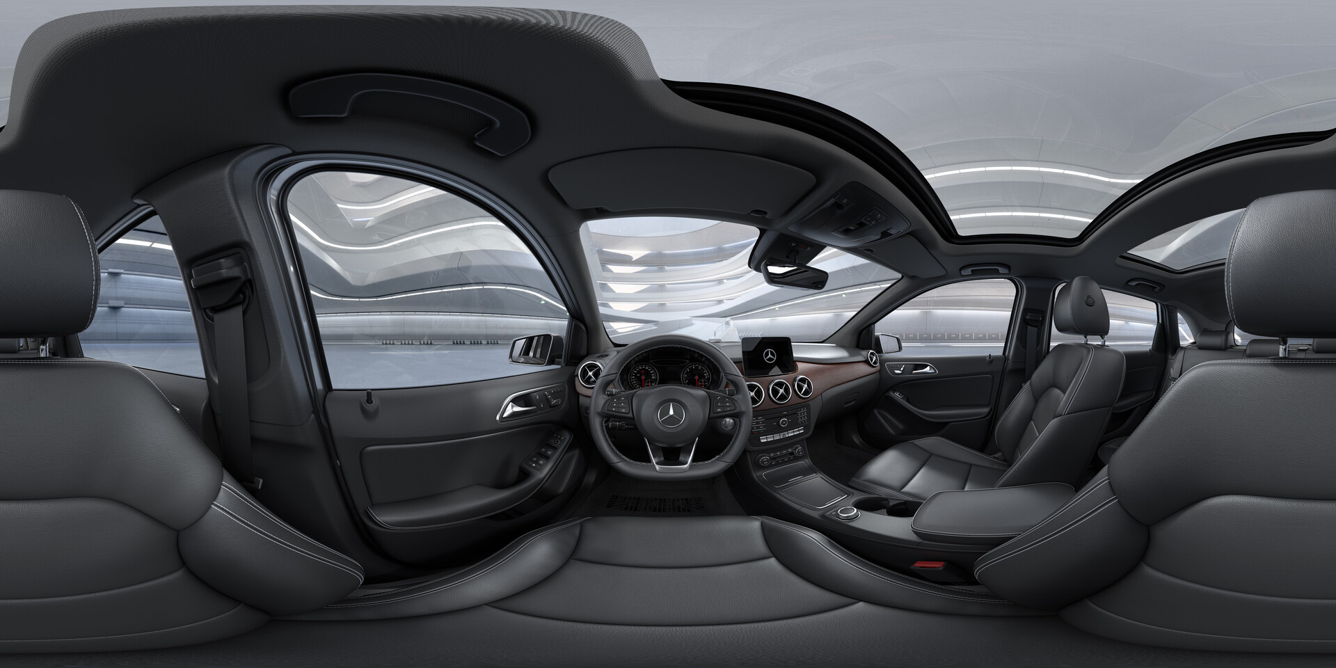 Li Donghao Benz B200 Interior Render