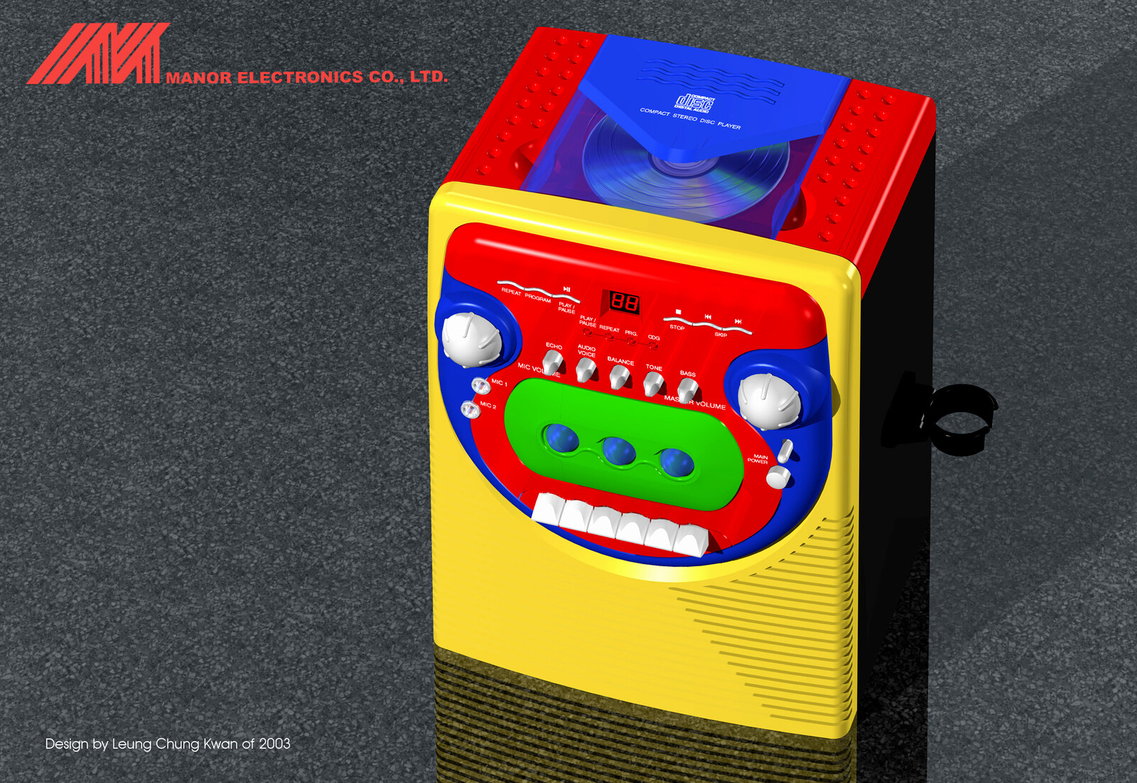 💎 Karaoke | Design by Leung Chung Kwan on 2003 💎
Client︰Manor Electronics Co., LTD.
