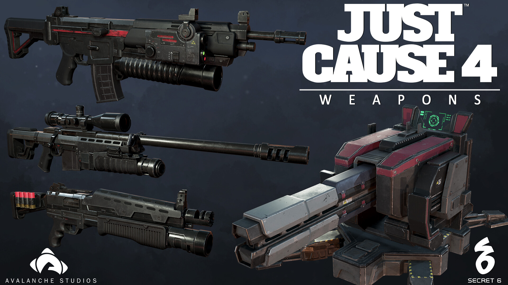 Secret 6 Just Cause 4 Weapons