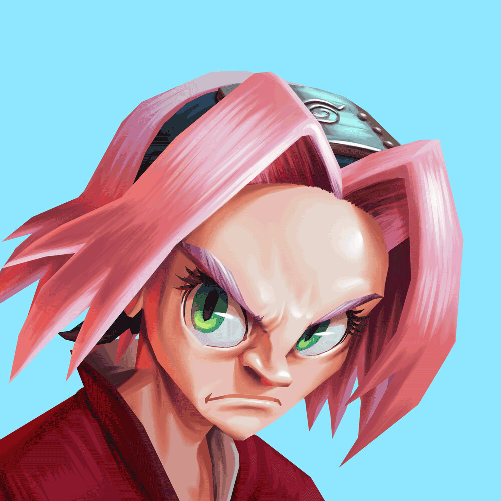 Artstation Team 7 Naruto Fanart Randall Reis Zacarias