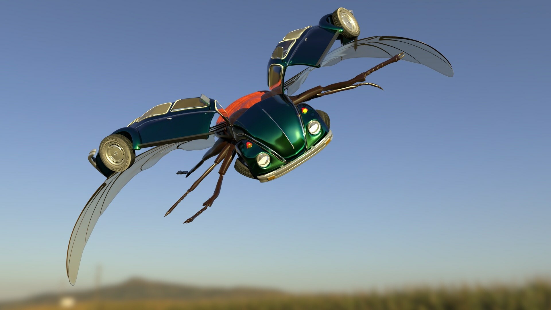 ArtStation Beetle car/bug combination