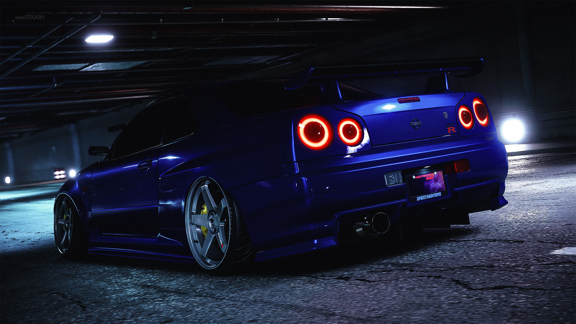 Artstation Nissan Skyline Gt R R34 V Spec Agentough