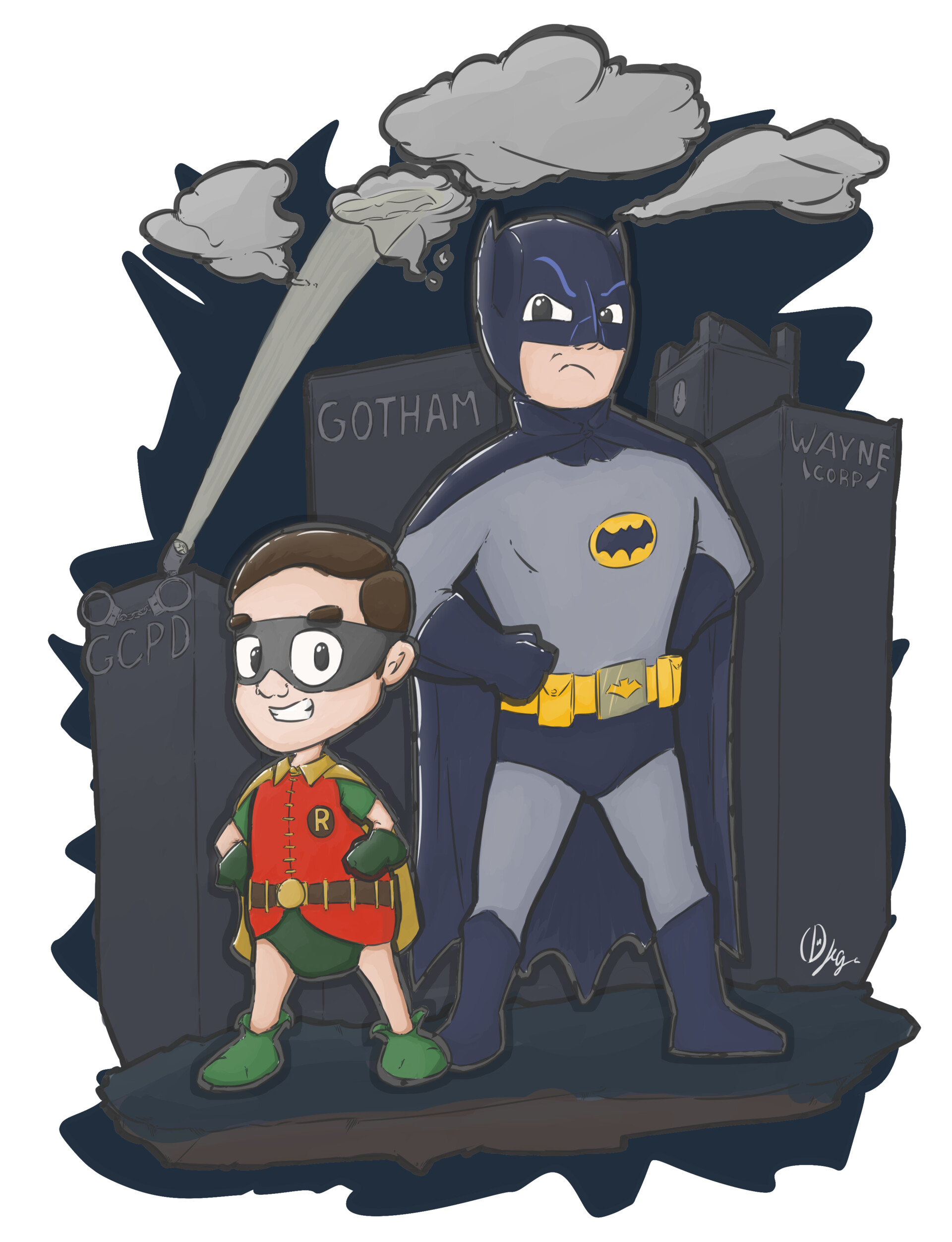ArtStation - Batman and Robin (1966 - 1968)
