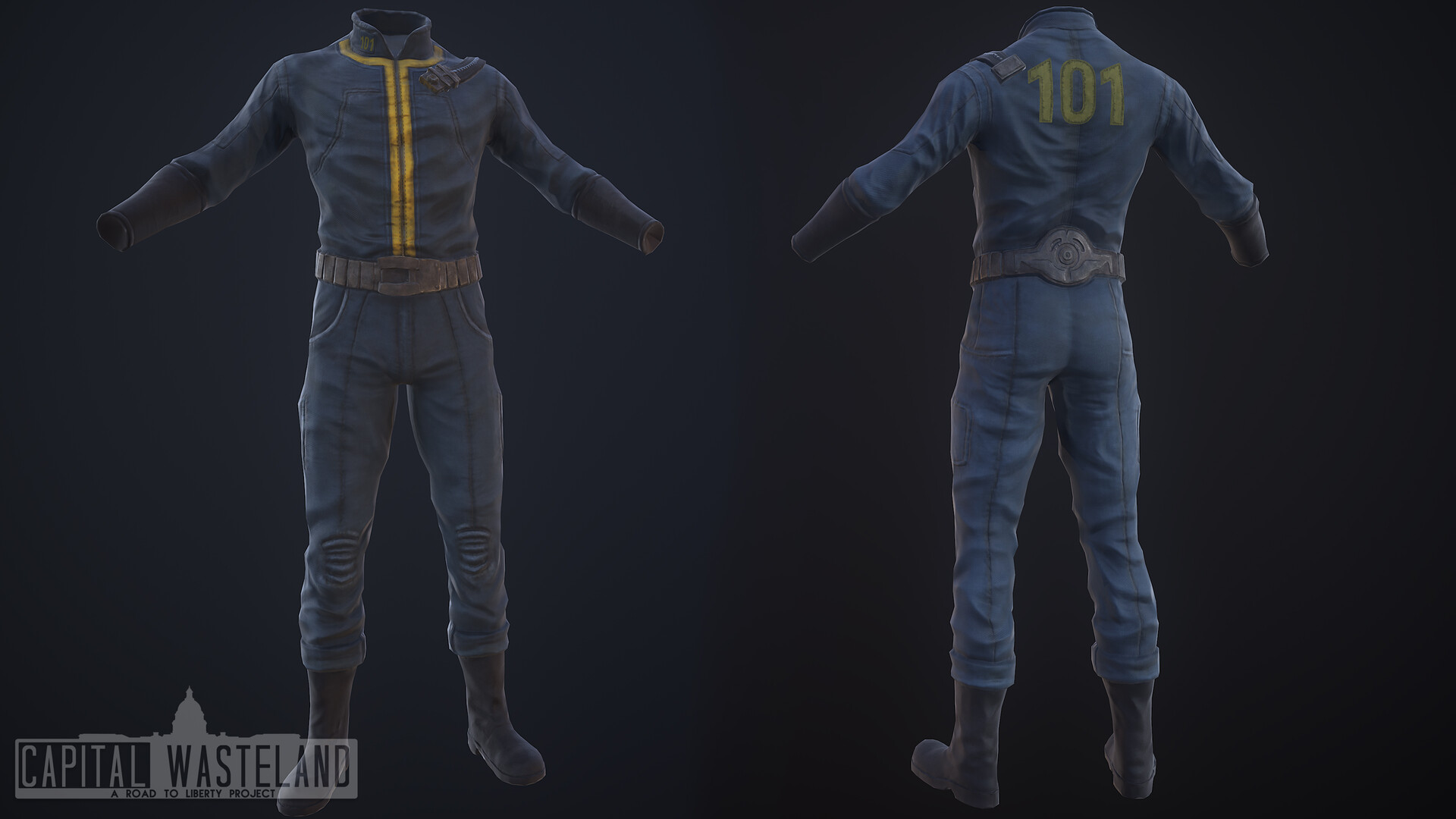Fallout 4 black vault suit фото 7