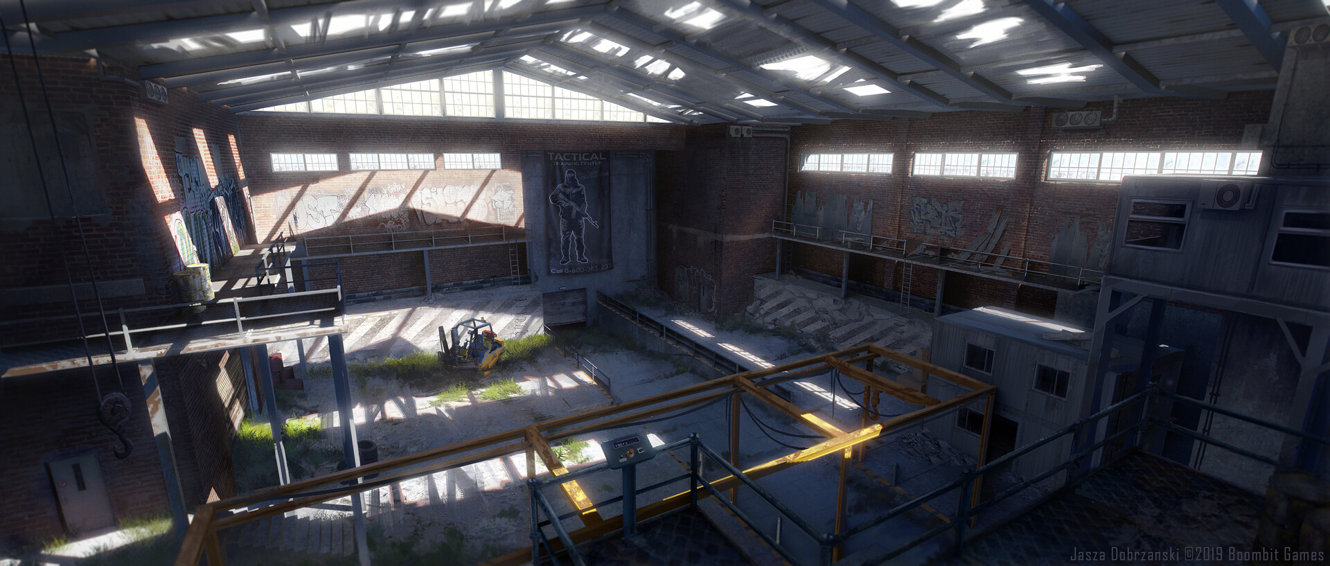 ArtStation - Abandoned warehouse for tactical training