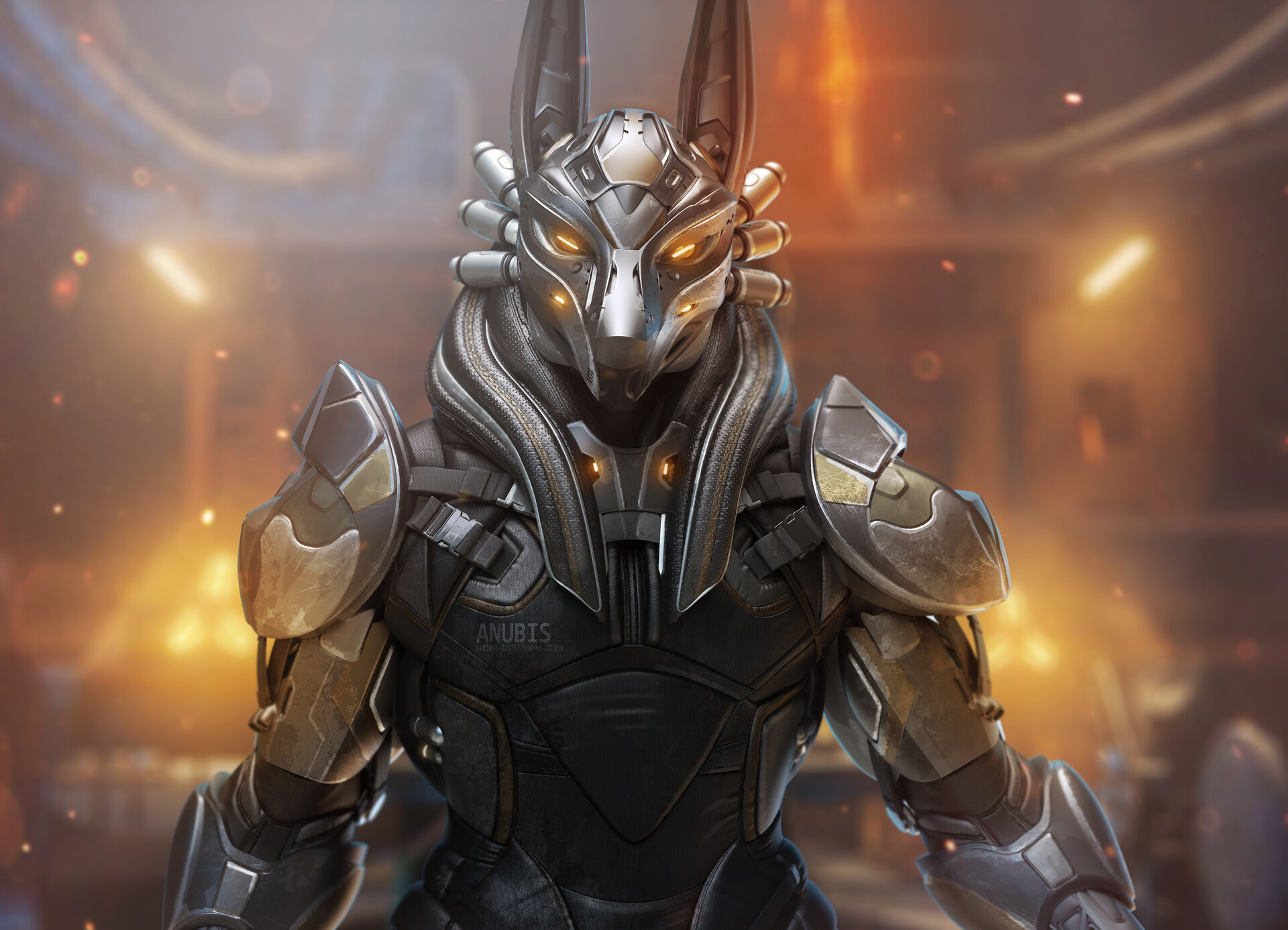 Artstation Anubis Javelin Anthem Fanart Richie Mason