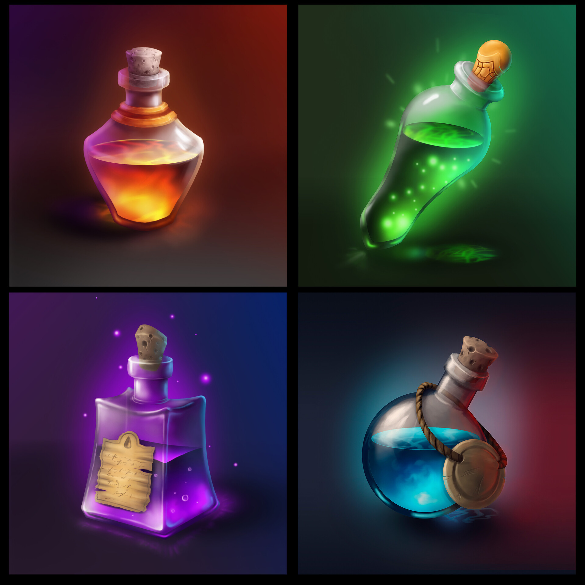 Icons potions