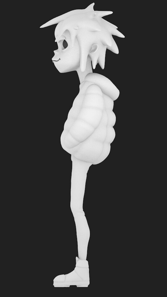 Artstation 2d Gorillaz 3d Model Chris Tsikas
