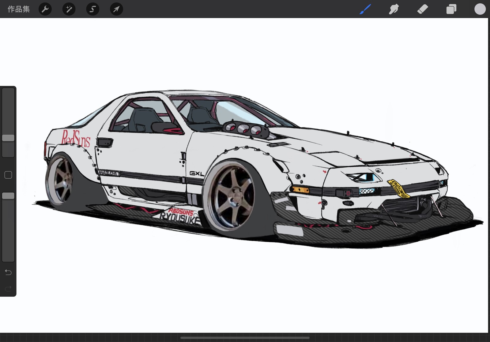 Mazda rx7 initial d
