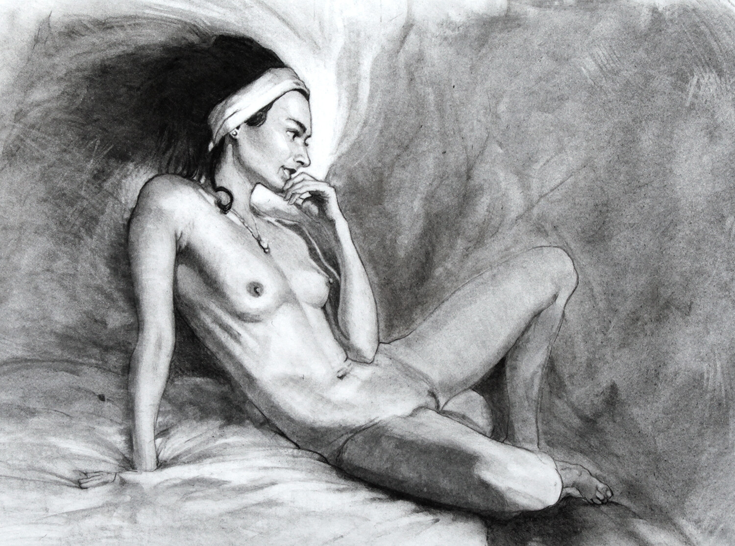 Charcoal studies, again 