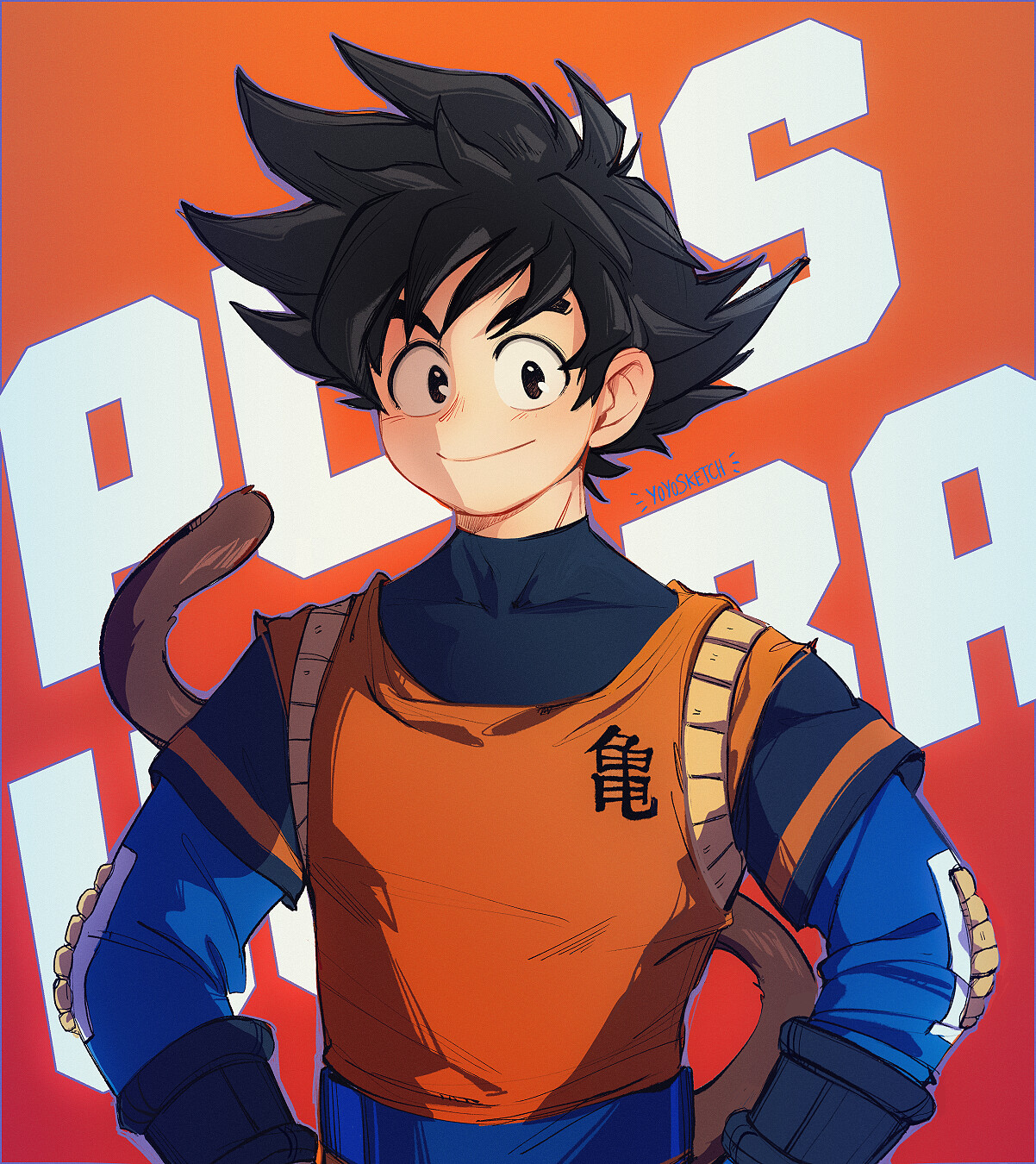 YoYo on Instagram: Goku wants to be a hero too, your hero! 💙 Do you want  another one? Whats you fav DB/BNHA bb? . #bnha #dragonball #myheroacademia  #bokunoher…