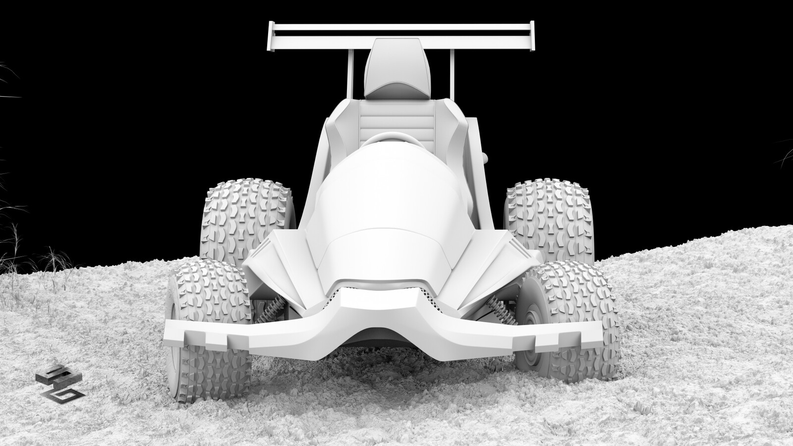 Occlusion from front view.