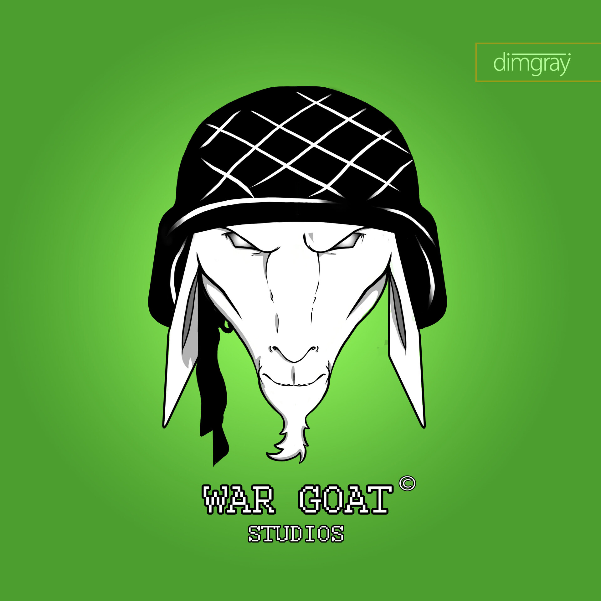 Artstation War Goat Logo Design