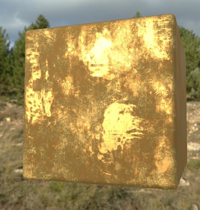 ArtStation - Gold Rust Texture