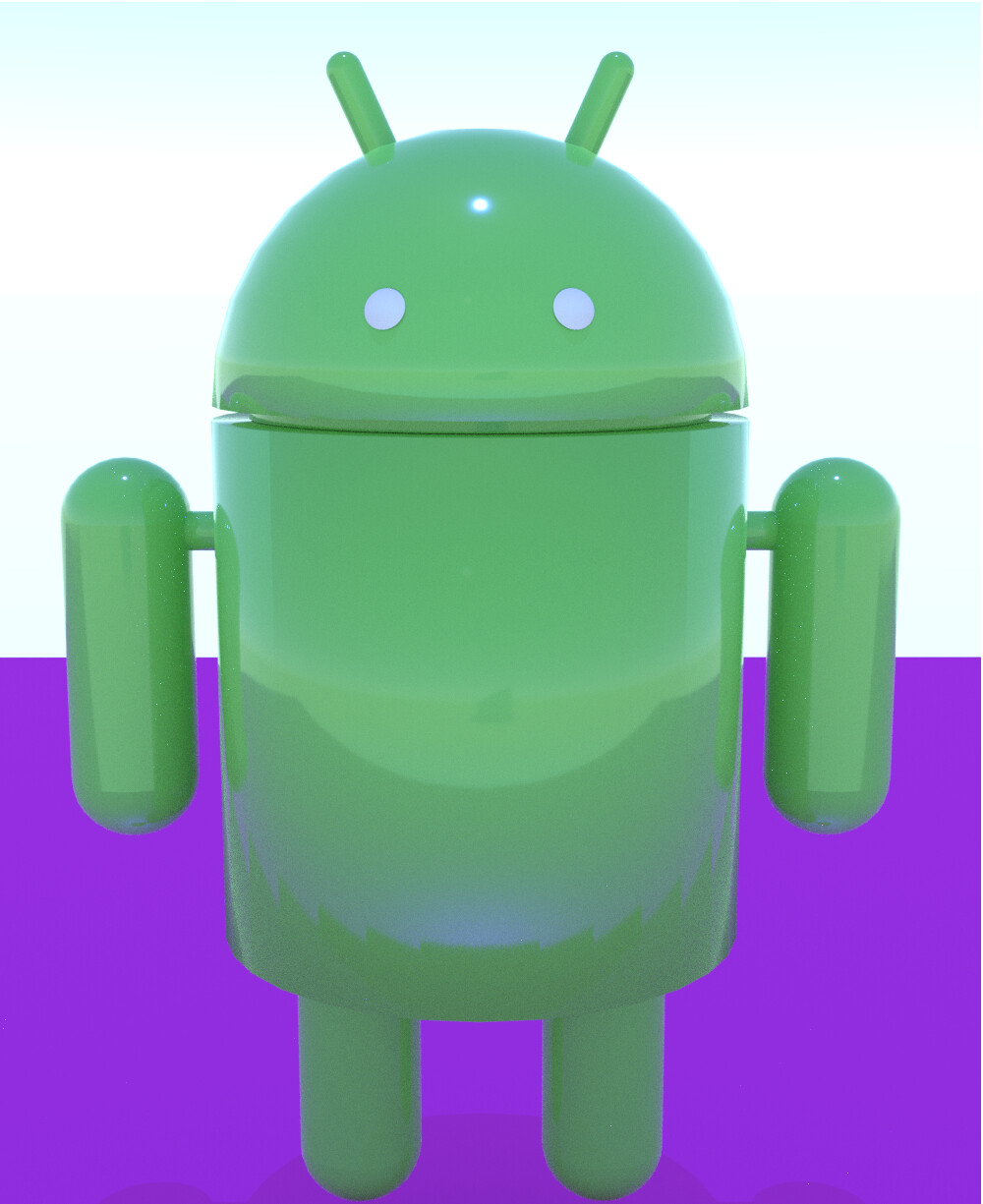 Android rebranding: Bugdroid running around in 3D - Design Compass