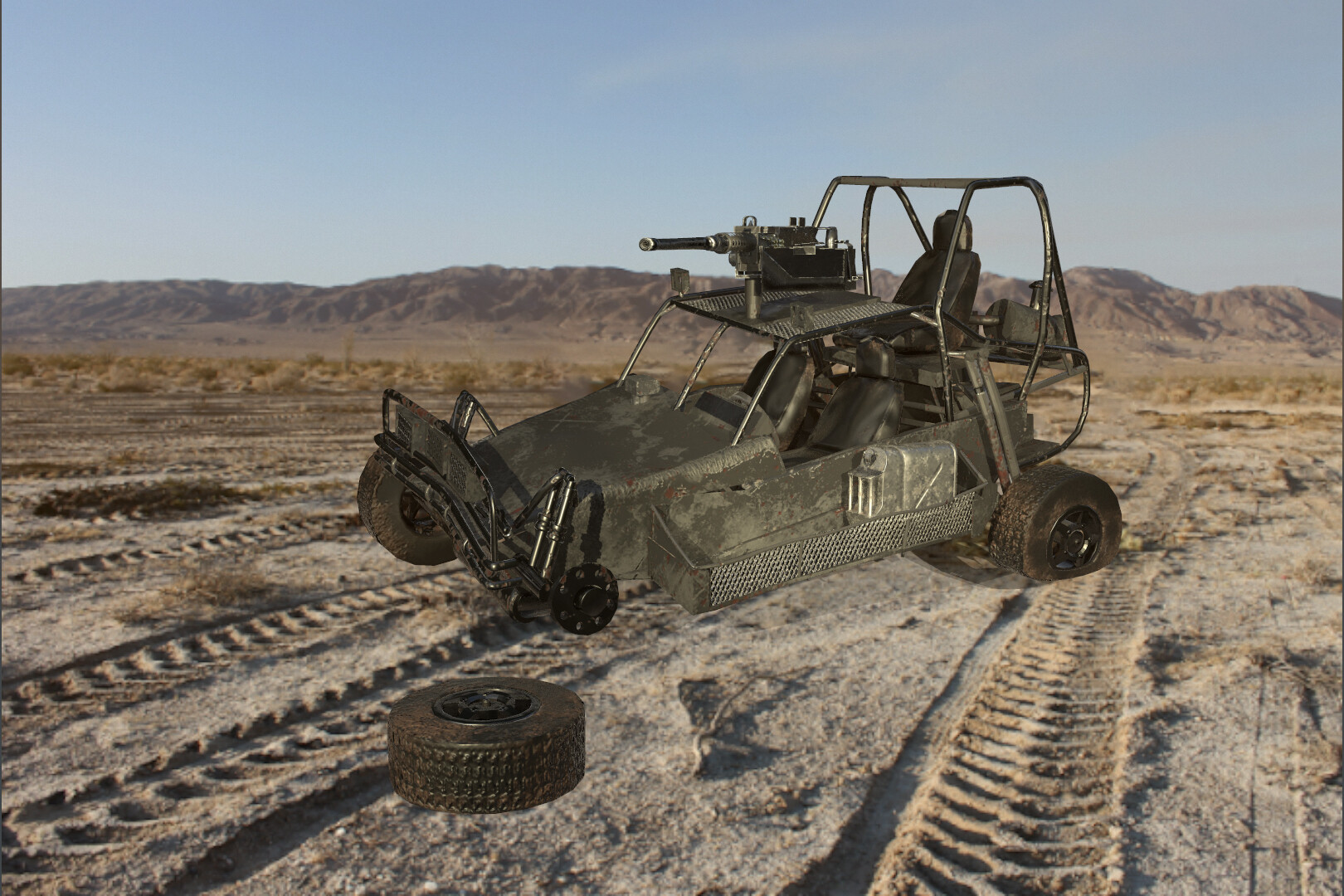 Dune Buggy with 50 Cal