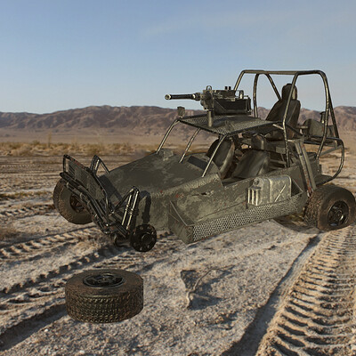 Dune Buggy with 50 Cal
