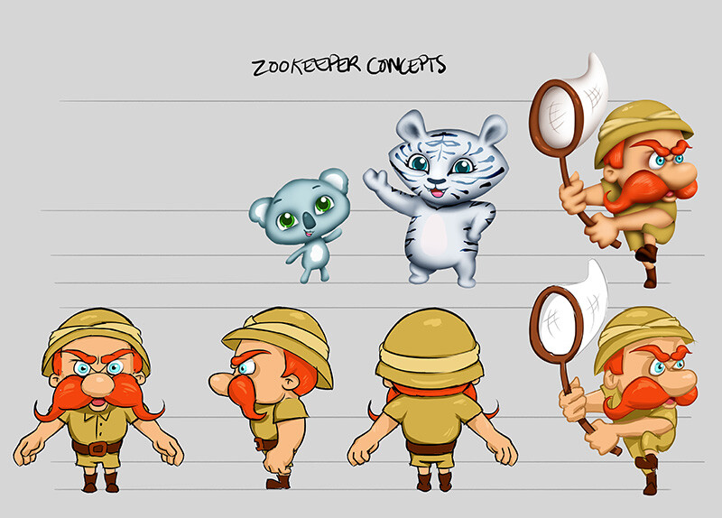 Cute Animal Character Art - Free Template PPT Premium Download 2020