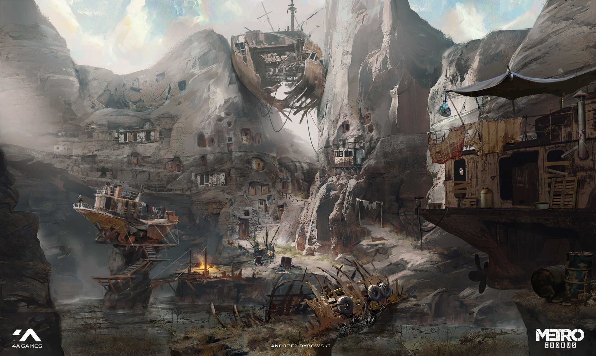 ArtStation Metro Exodus desert village