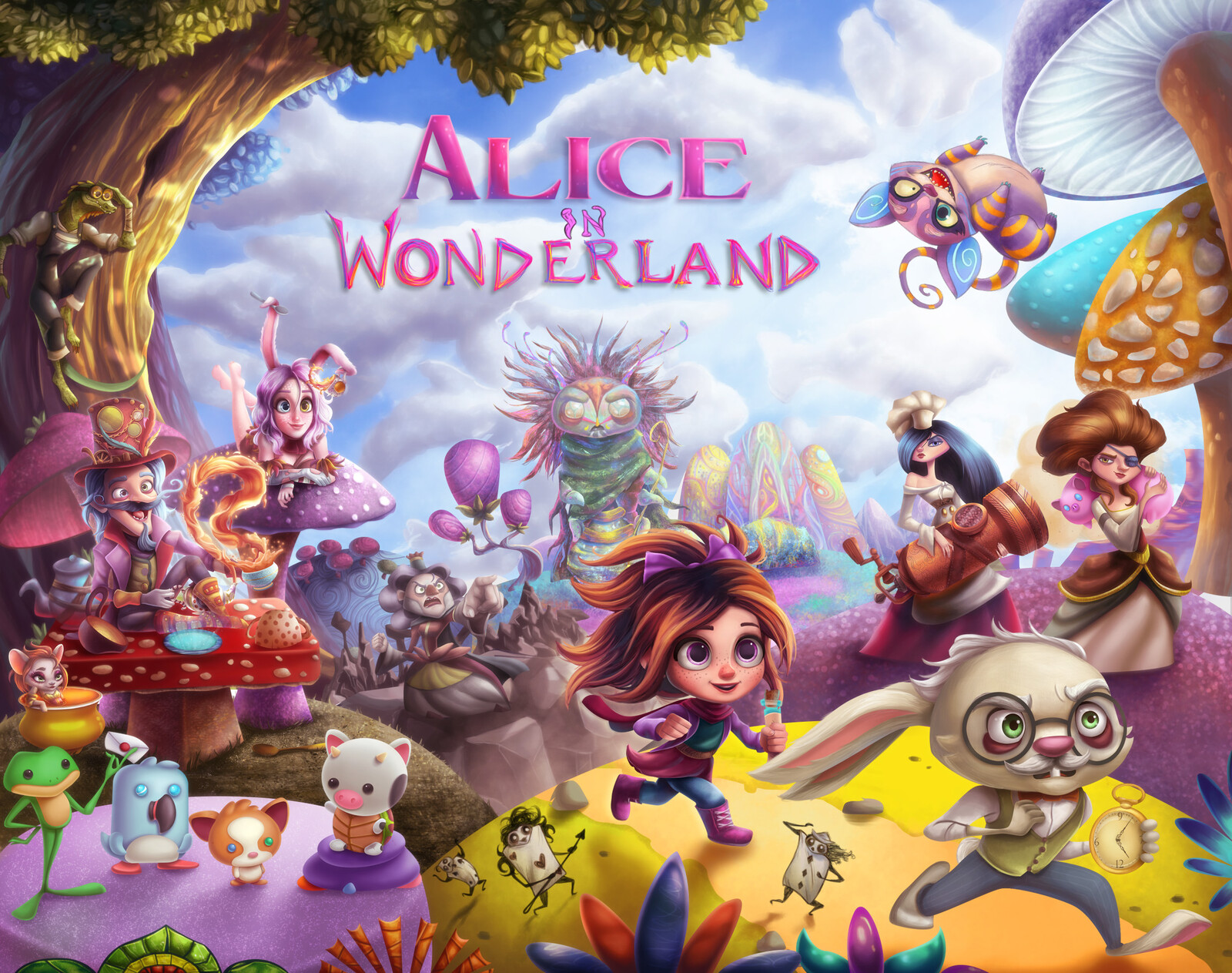 Alice in Wonderland book cover