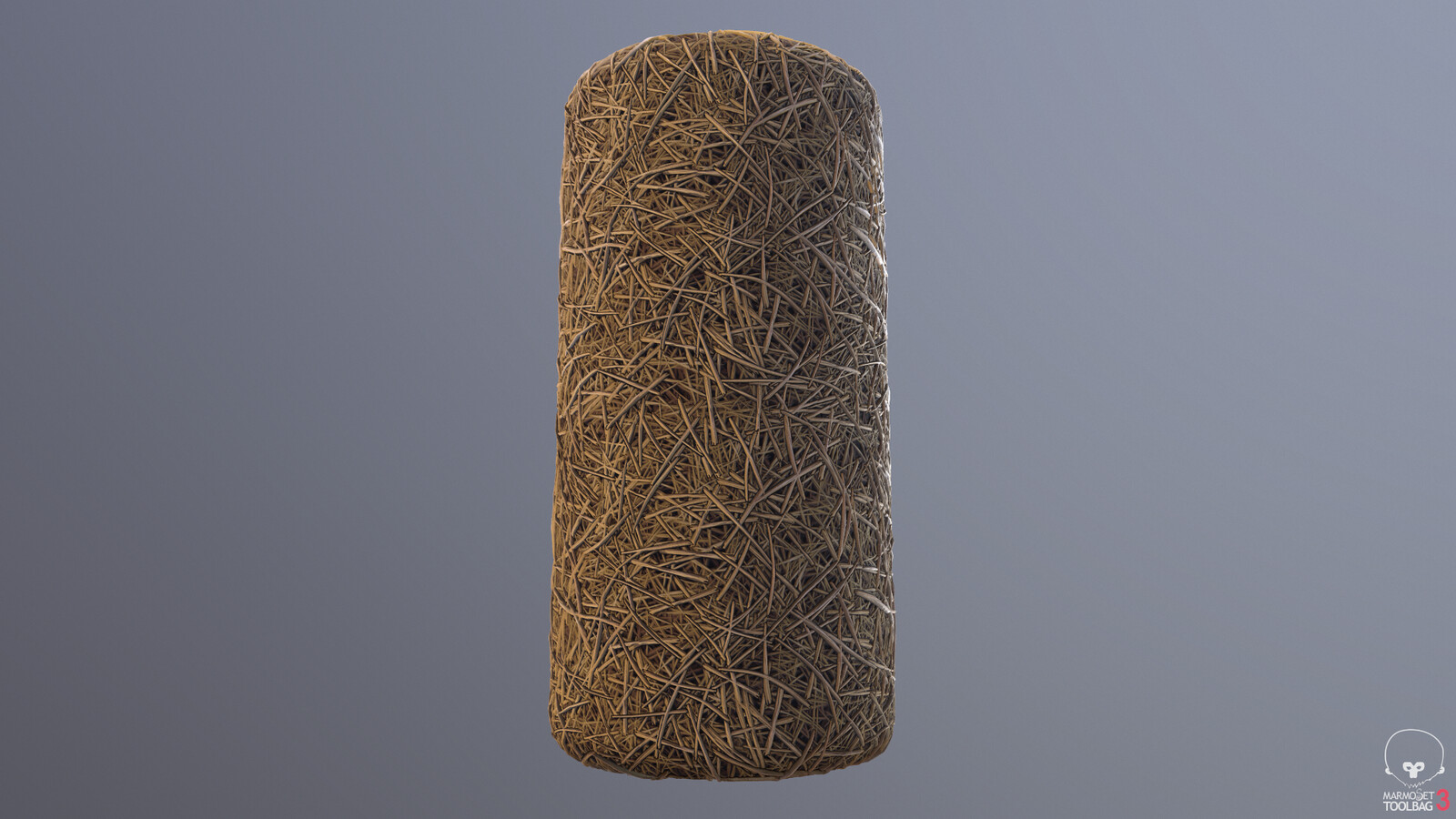 A straw cylinder.