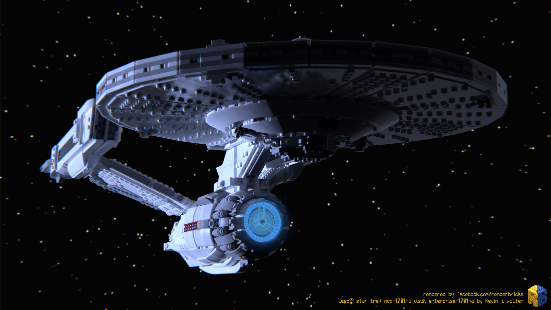 ArtStation - LEGO® Star NCC-1701-A U.S.S. Enterprise-1701-A by Kevin J. Walter