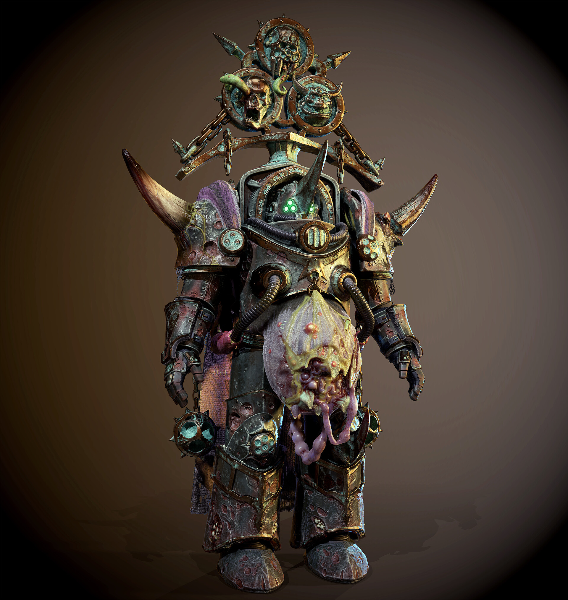 ArtStation - Death Guard warrior