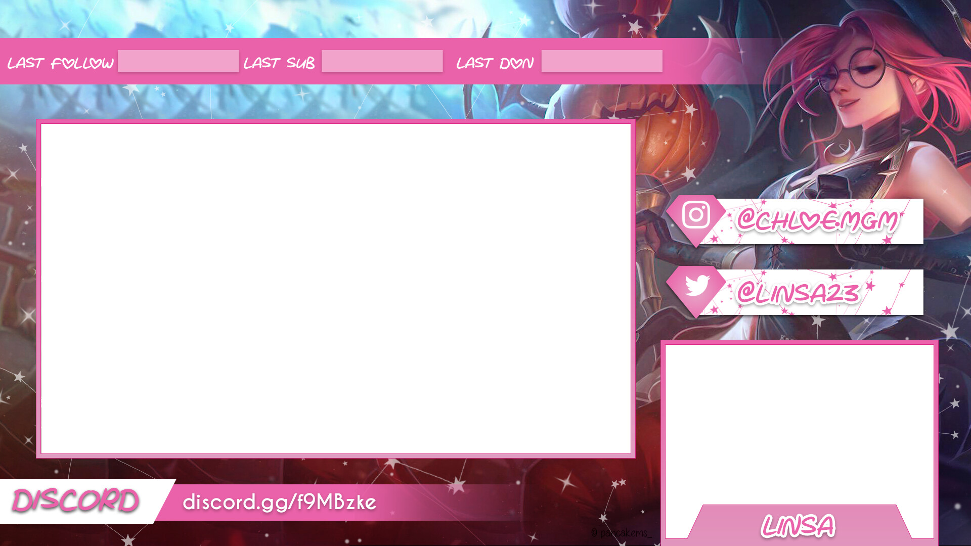 Twitch League of Legends Overlay - JUST CHATTING by Alenarya on