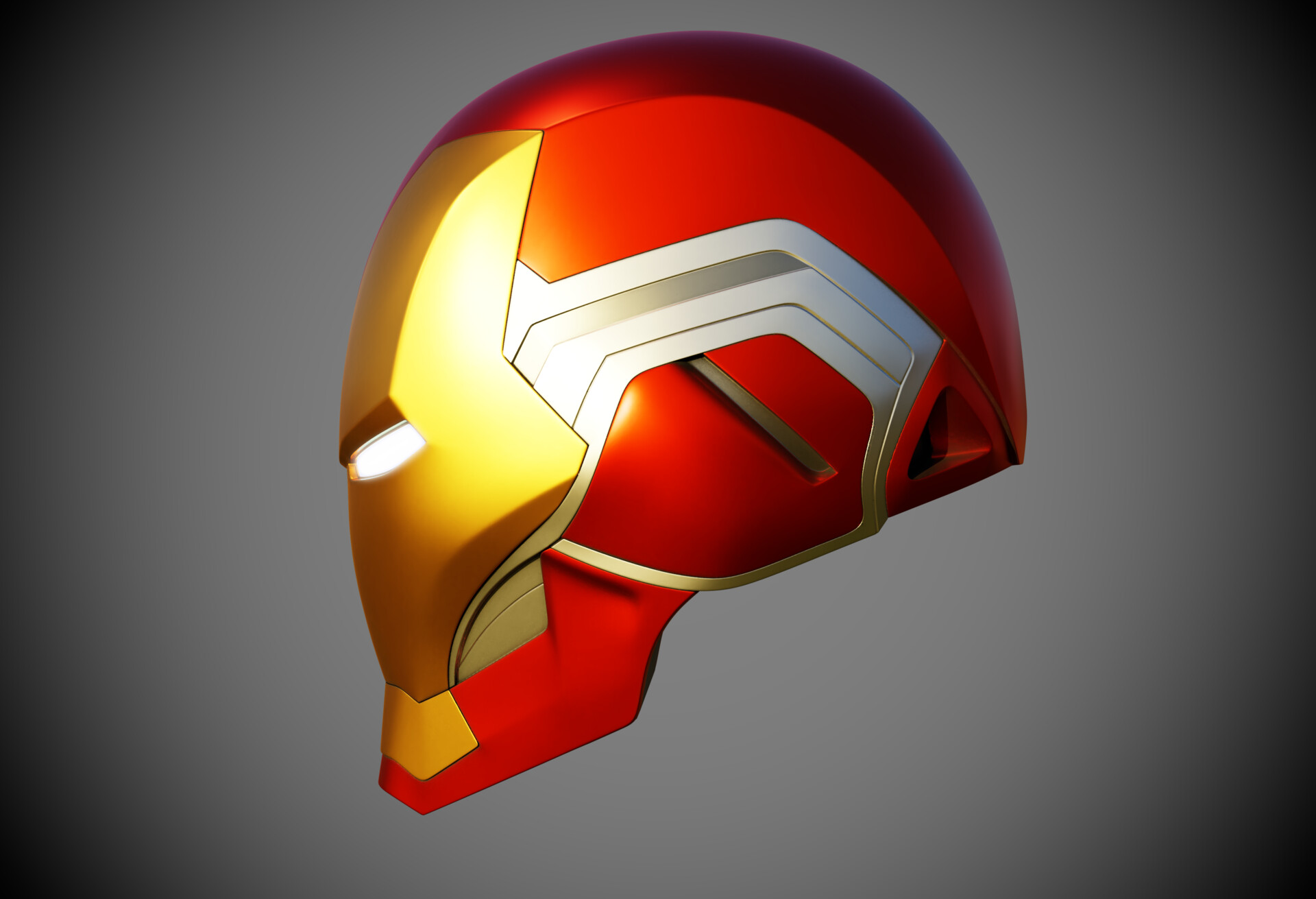 Artstation Iron Man Helmet Mark 85 Alexander Rybalchenko