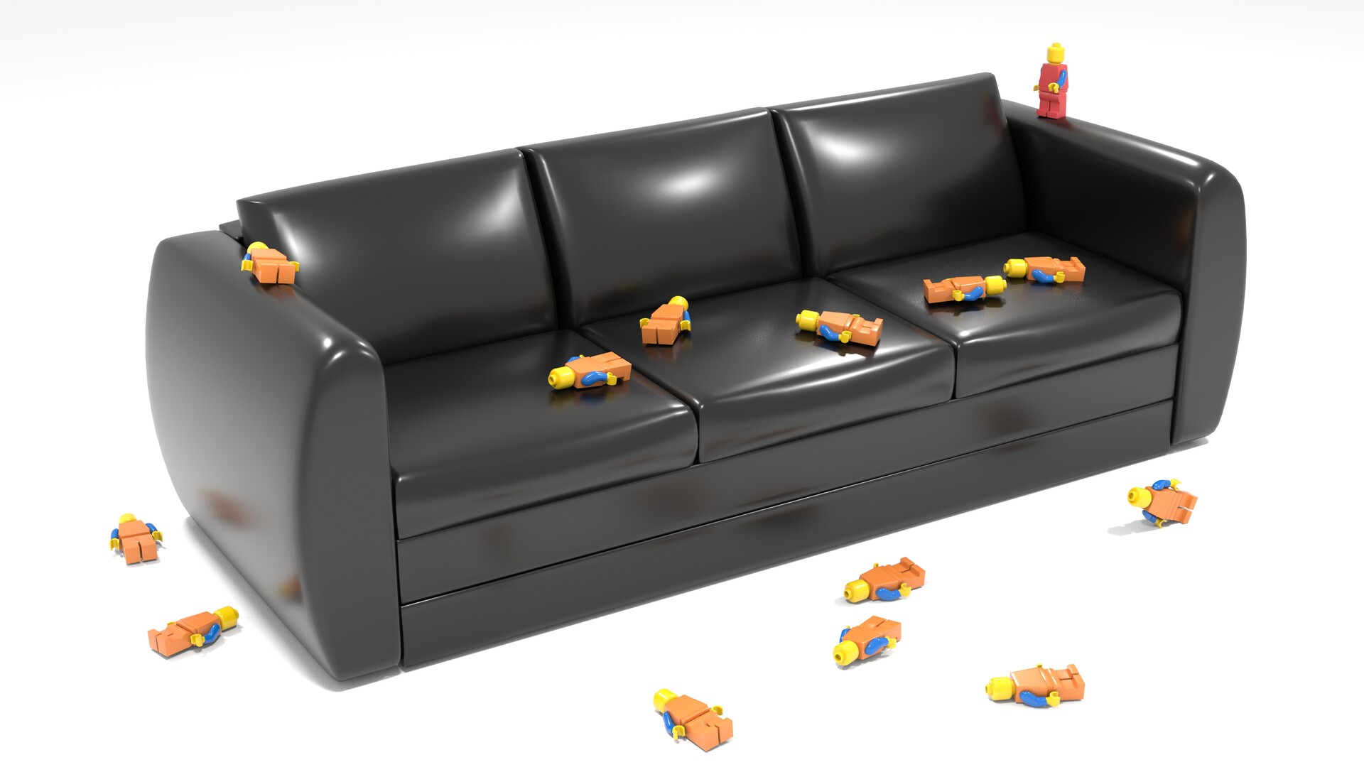 The Red Couch | LEGO® Ideas, image size:1920x1080