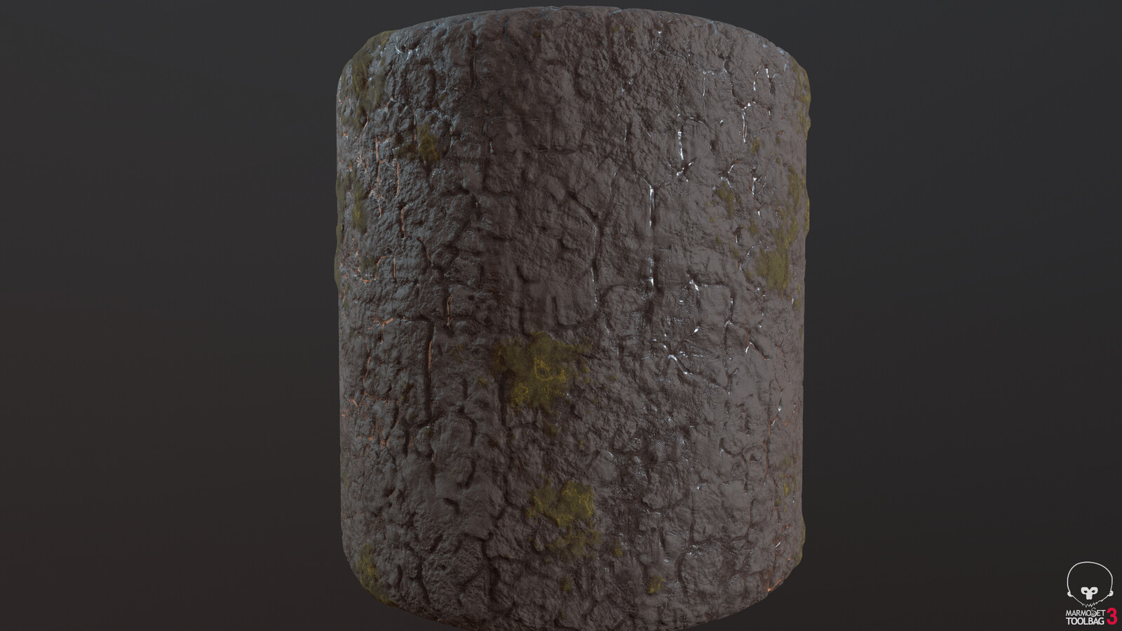 I was intended to create a clay/dirt kind of texture, but got carried away and developed it into a slightly saturated soaked dirt material.