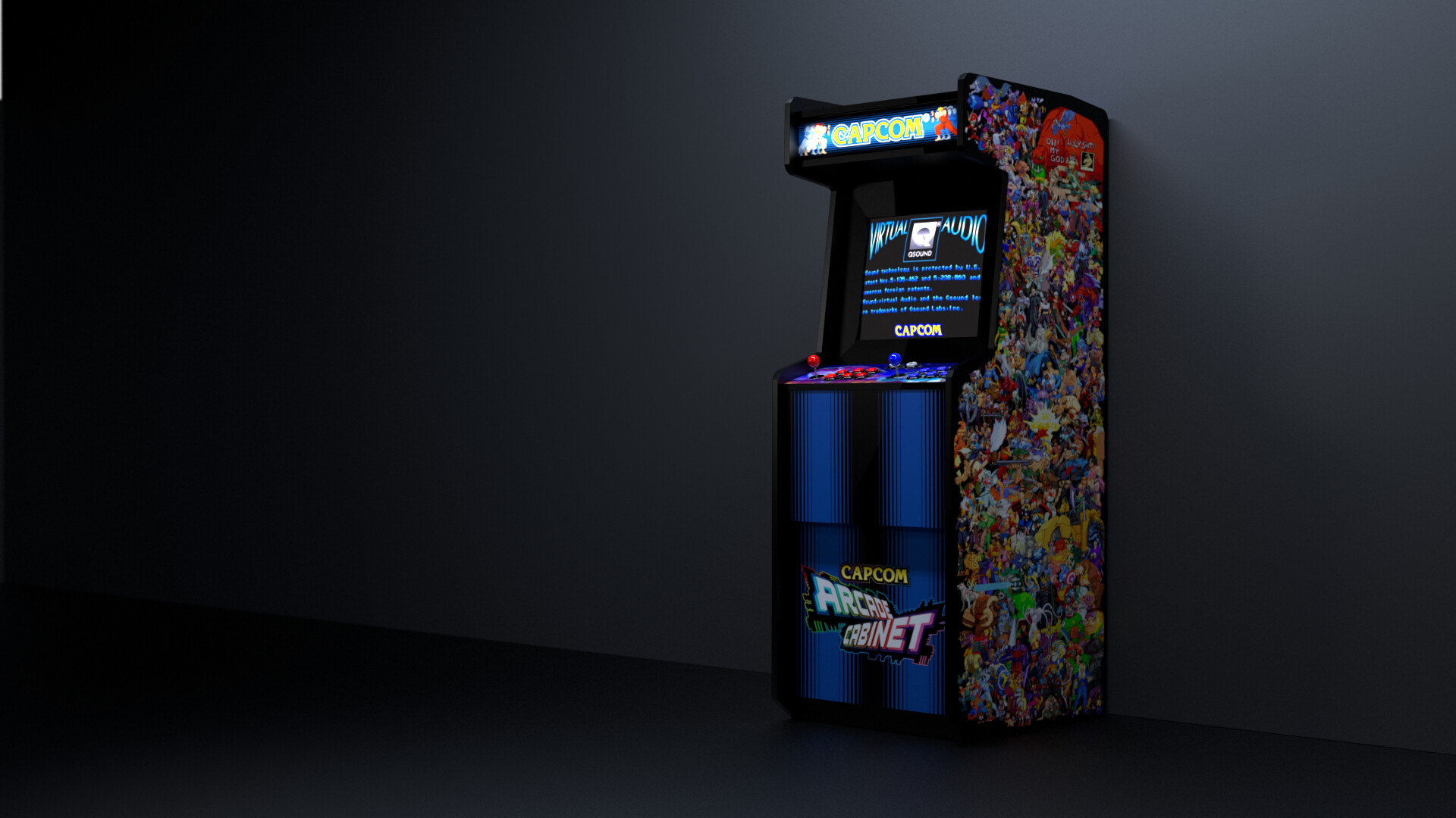 Artstation Capcom Arcade Cabinet Itai Spectre