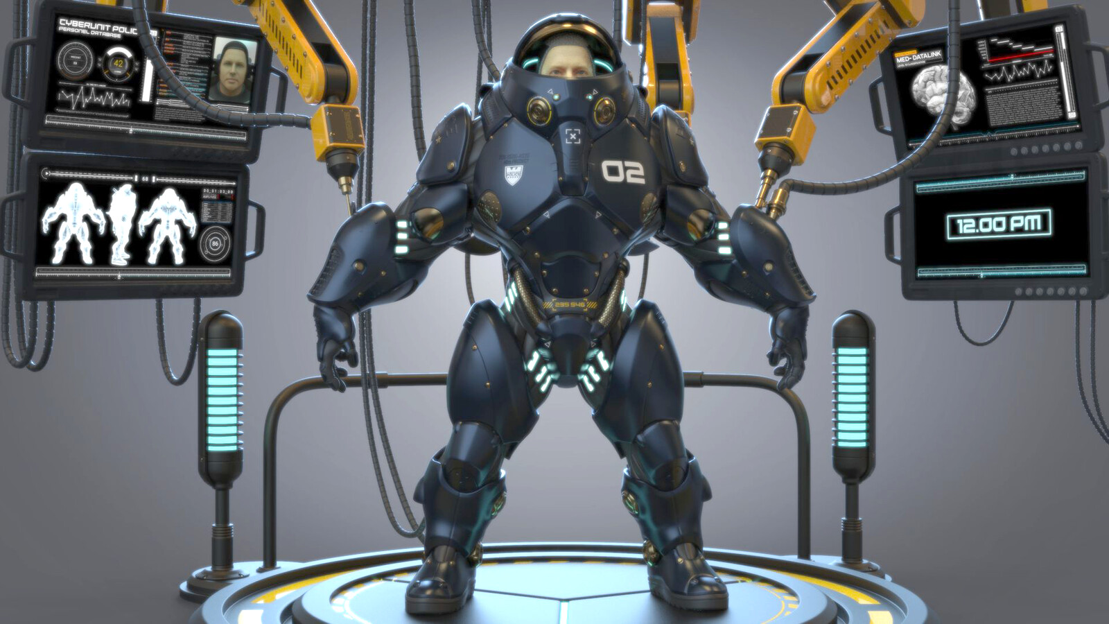 Rendered in Keyshot with keyshot materials.